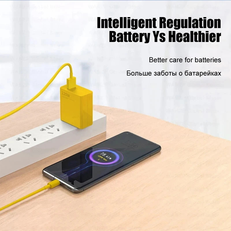 Cable de carga superrápida original de 120 W para Xiaomi Mi 13, 12, 11 Pro, Ultra USB-C, Redmi Note 12 Turbo, 11, 10 Pro y Poco X5 Pro.