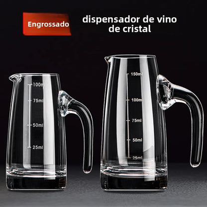 Juego de vino de alta gama para uso doméstico que incluye vaso de whisky, jarra para servir vino y aireador para uso comercial.