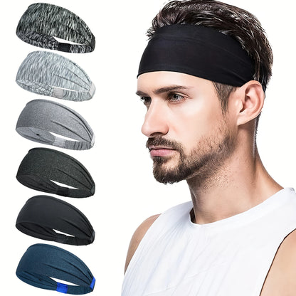 Diademas deportivas para hombre y mujer, para gimnasio, yoga, sudor, suaves y elásticas, para deportes al aire libre.