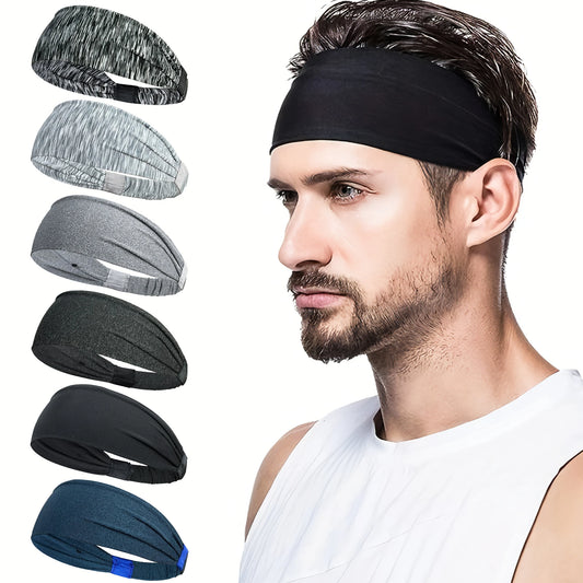 Diademas deportivas para hombre y mujer, para gimnasio, yoga, sudor, suaves y elásticas, para deportes al aire libre.