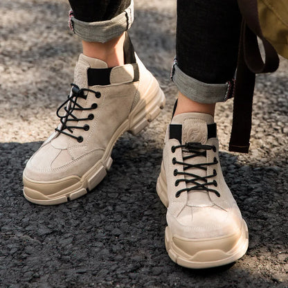 Work Sneakers Men Safety Shoes Steel Toe Cap Anticollision Fashion Outdoor Plus Size