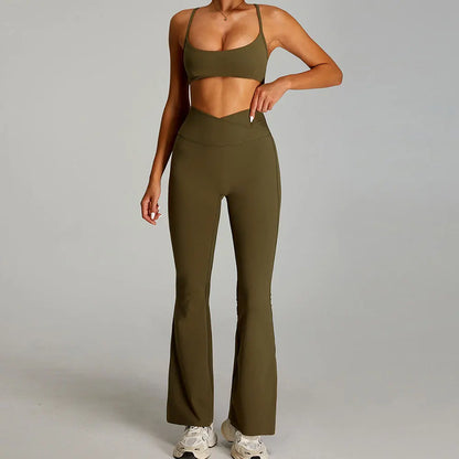 Conjunto deportivo de yoga para mujer mikeyoga, 2 piezas, secado rápido, ideal para gimnasio, correr y entrenar. Incluye ropa deportiva de manga corta para yoga.