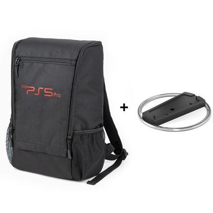 Mochila para juegos para consola PS5 Pro y accesorios, estuche protector de viaje de gran capacidad, compatible con PS5 Slim