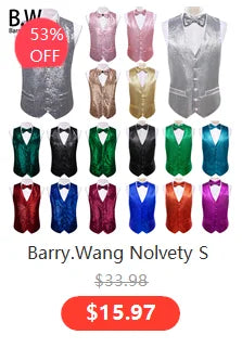 Camisas de seda de diseño para hombre en azul, dorado, verde, rojo, blanco y negro. Estampado cachemir bordado. Corte ajustado. Blusas casuales de manga larga.