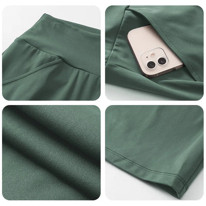 Pantalones deportivos para mujer, estilo casual, para yoga, holgados, de talle alto, elásticos, para entrenamiento físico, rectos, para correr, Yu02334