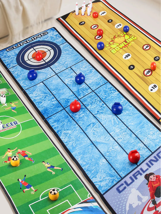 Juegos de mesa para niños, juego de estrategia de curling para la noche de juegos en familia, divertidos juegos familiares para niños y adultos, juegos de fiesta