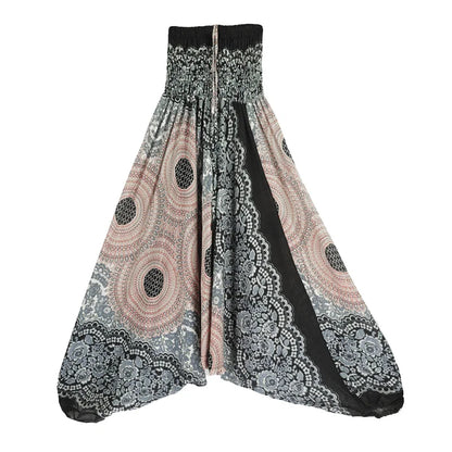 Bohemian Pants Women Pantalones Mujer Hippie High Waist Rayon Harem Baggy Boho Yoga Beach Wear Pour Femme Calca Feminina Printed
