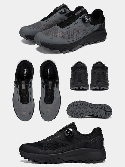 Baasploa Men Hiking Shoes Outdoor Climbing Mesh Breathable Travel Walking Shoes Male Non-Slip Wear Resistant Comfortable Sneaker