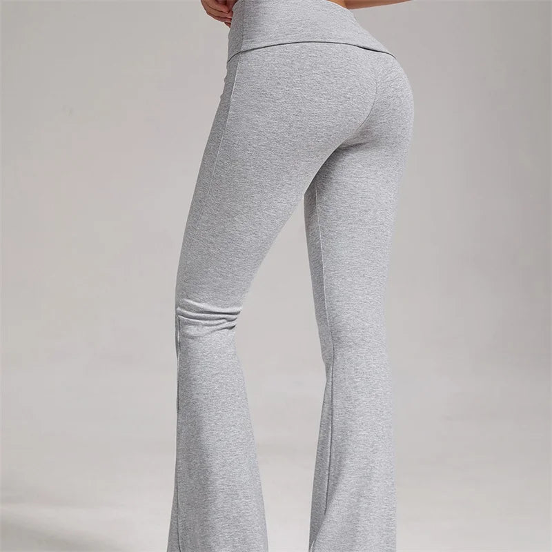 Pantalones de yoga SVEIC, leggings acampanados, deportivos, de cintura alta, para entrenamiento, correr, gimnasio, ropa de mujer.
