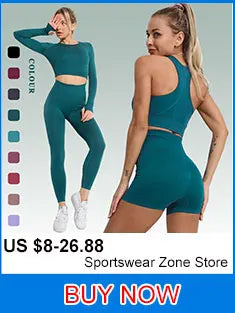 Conjunto deportivo para mujer, top deportivo, leggings de yoga, sujetador deportivo, leggings sin costuras para realce de glúteos.