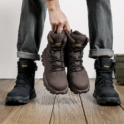 Zapatos de seguridad para el trabajo para hombres, zapatillas ligeras de trabajo protectoras, zapatos ligeros, zapatos transpirables, zapatos de trabajo antiperforación.