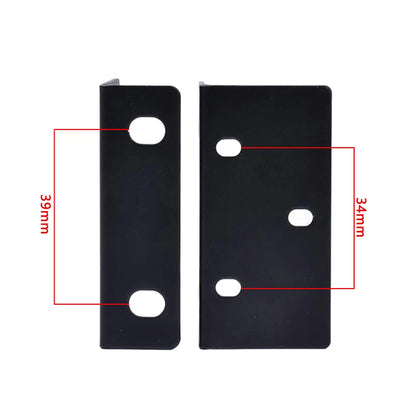 Kit de soportes de montaje en rack con tornillos y orejas de rack metálicas para grabadoras de vídeo en red (NVR) Hikvision 1U/1.5U/2U. Instalación de cámaras.