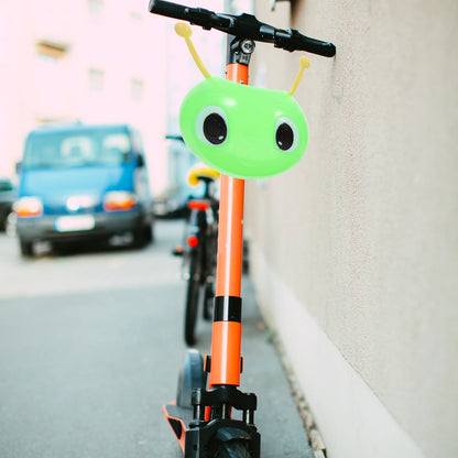 Cesta de dibujos animados para patinete infantil, cesta de ciclismo, accesorios de bicicleta, cesta de almacenamiento para patinete de niña, cesta para bicicleta infantil, cesta para patinete decorativa