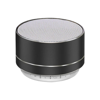 Altavoces inalámbricos Bluetooth A10 para exteriores, subwoofer, minialtavoz portátil de aleación de aluminio para música, tarjeta TF/SD, radio, caja de sonido