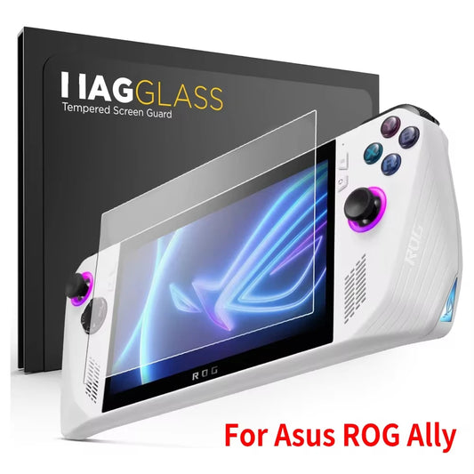 Protector de pantalla de vidrio templado para consola de juegos Asus ROG Ally. Película de vidrio templado antiarañazos para accesorios de juegos ROG ALLY.