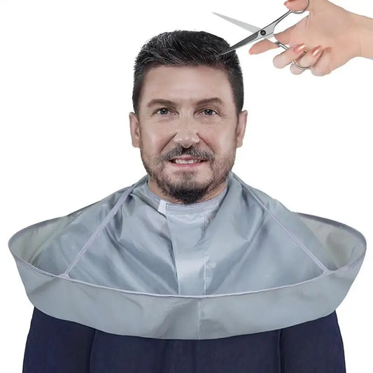 Capa de corte de pelo de 60 cm, atrapaparaguas, capa de peluquería para hombres y mujeres, suministros de peluquería para cortar y teñir el cabello.