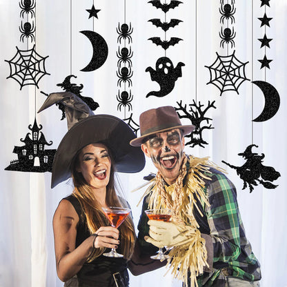 6 decoraciones colgantes de Halloween que añaden un ambiente festivo, decoración de techo, regalos de Halloween para fiestas en casa, decoración DIY.