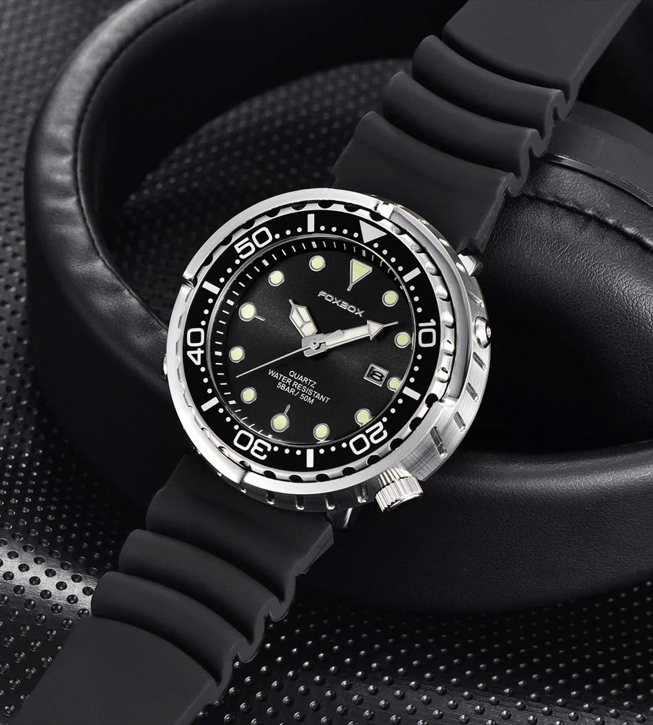 Reloj de lujo LIGE para hombre, deportivo, de exterior, con calendario, de cuarzo, de silicona suave, resistente al agua.