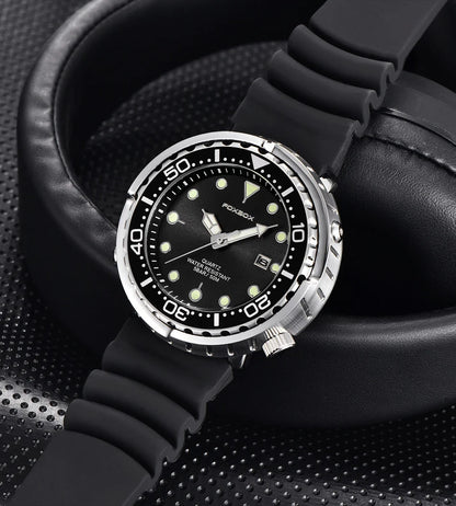 Reloj de lujo LIGE para hombre, deportivo, de exterior, con calendario, de cuarzo, de silicona suave, resistente al agua.