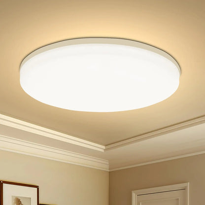 Lámpara de techo LED redonda, moderna, decorativa, para el hogar, 18/24/36/48 W, para sala de estar, dormitorio, cocina interior.