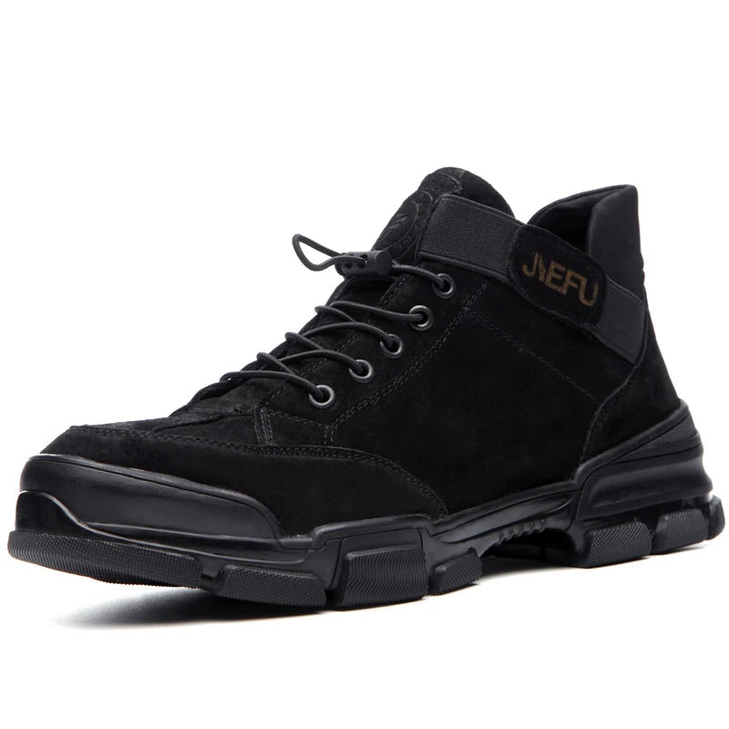 Work Sneakers Men Safety Shoes Steel Toe Cap Anticollision Fashion Outdoor Plus Size