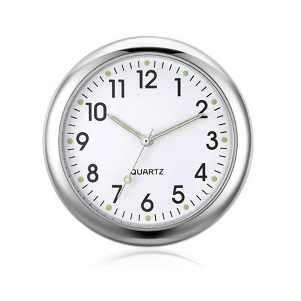 Reloj de coche luminoso, miniautomóviles, reloj digital adhesivo interno, relojes mecánicos de cuarzo, adorno para coche, accesorios para coche, regalos.