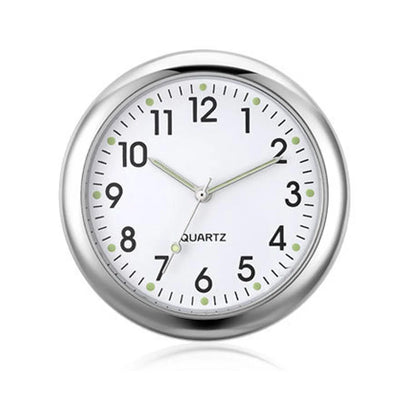 Reloj de coche luminoso, miniautomóviles, reloj digital adhesivo interno, relojes mecánicos de cuarzo, adorno para coche, accesorios para coche, regalos.