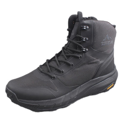 Botas de trabajo resistentes al agua y al viento para escalada al aire libre para hombre, botas de senderismo de alta resistencia, con interior de goma Help Me