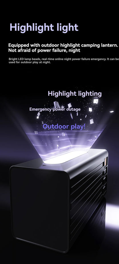 ONEPLUS - Cargador portátil de alta capacidad de 500.000 mAh y 120 W, 4 en 1, con cables y carga rápida para iPhone y Samsung.