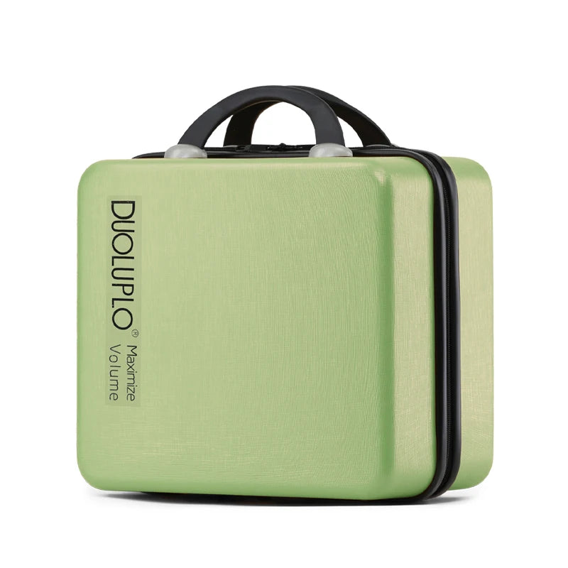 Maletas de viaje de cabina de 12/14/16 pulgadas, tamaño pequeño, estuches de maquillaje para mujer, maletín para hombre con cerradura TSA, equipaje de mano para caja de viaje