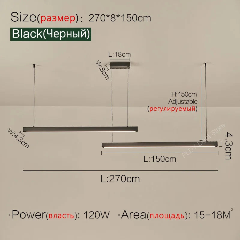 Lámpara de araña para comedor, lámpara nórdica moderna para mesa de comedor, lámpara de bar, luces para restaurante, luces de cocina, lámparas LED de tira para oficina.