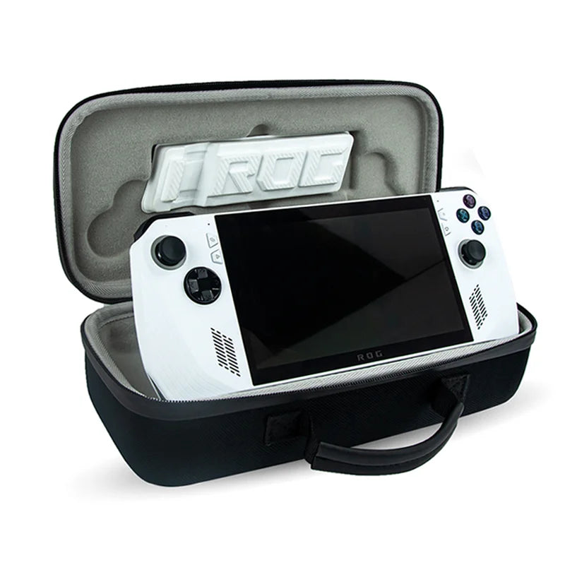 Estuche rígido portátil para accesorios de consola de juegos Asus ROG Ally X, resistente a golpes, impermeable, para viaje y almacenamiento