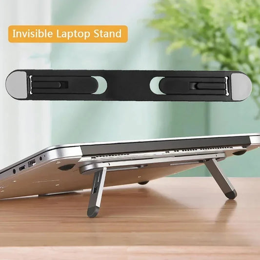 Soporte elevador universal para portátil, compatible con MacBook Pro de 13 a 15 pulgadas, Lenovo, Samsung, almohadilla de refrigeración, soporte invisible para portátil.
