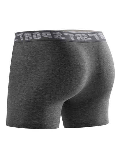 4 piezas de ropa interior deportiva para hombre, pantalones deportivos suaves, transpirables y cómodos, calzoncillos largos modernos y personalizados.