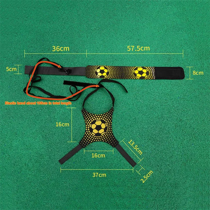 Pelota de juguete para deportes al aire libre con columpio elástico, paquete auxiliar de entrenamiento de fútbol, correas para practicar habilidades personales y ejercicio físico.
