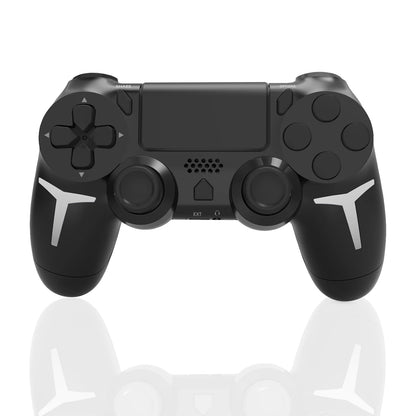 GAMINJA Giroscopio de 6 ejes con doble vibración y panel táctil, mando inalámbrico Bluetooth para PS4, PS3, consola, ordenador y PC