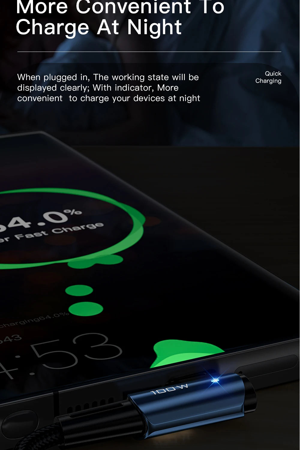 Cable USB tipo C a USB tipo C Essager de 100 W con ángulo de 90 grados para iPad, MacBook Pro, Xiaomi, Samsung y Huawei, carga rápida tipo C.