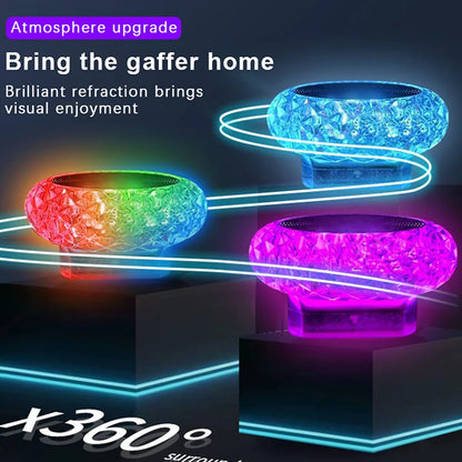 Mini luz ambiental LED portátil para coche, USB, decorativa, para interior de coche, luz de ordenador, Plug and Play.