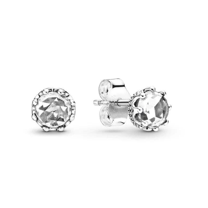 Pendientes de plata 925 con forma de corazón infinito y lazo brillante, originales, para mujer, regalo, joyería fina, 2025