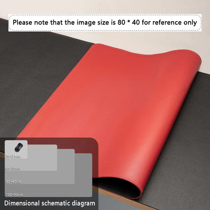 Alfombrilla de ratón de gran tamaño para escritorio de oficina, protector de piel sintética, impermeable, para teclado de escritorio, para juegos, accesorios para PC