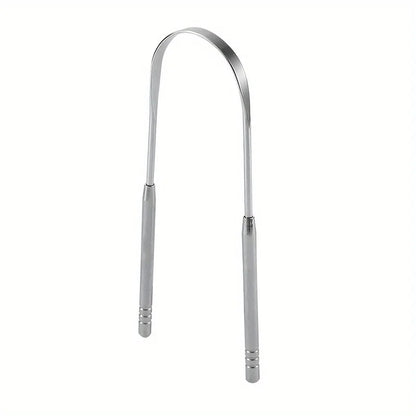 Aliento fresco para el cuidado bucal, limpiadores linguales de acero inoxidable, herramientas de limpieza lingual para adultos, set de regalo de raspadores de lengua