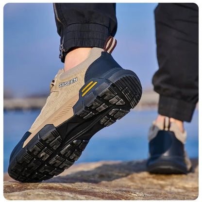 Nuevos zapatos de seguridad para hombre, zapatos de trabajo resistentes a perforaciones, calzado de protección para hombre, botas de trabajo resistentes al desgaste, botas tácticas.