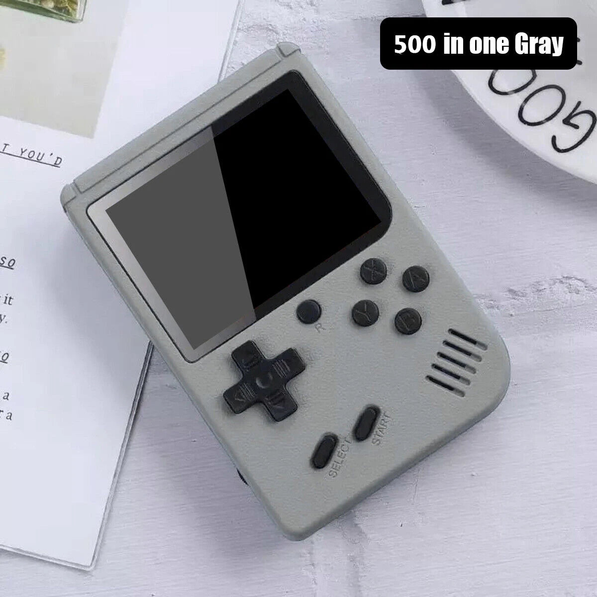 Consola retro arcade de 5 pulgadas con más de 500 juegos clásicos integrados para Game Boy, emulador de TV, videojuegos, reproductor de juegos portátil