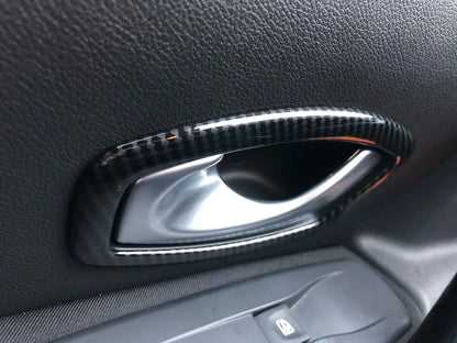 Accesorios para Renault Clio IV Clio4 2013 2014 2015 2016 2017 2018: Interiores de fibra, cubiertas de cuencos de puerta, molduras y adornos de estilo.