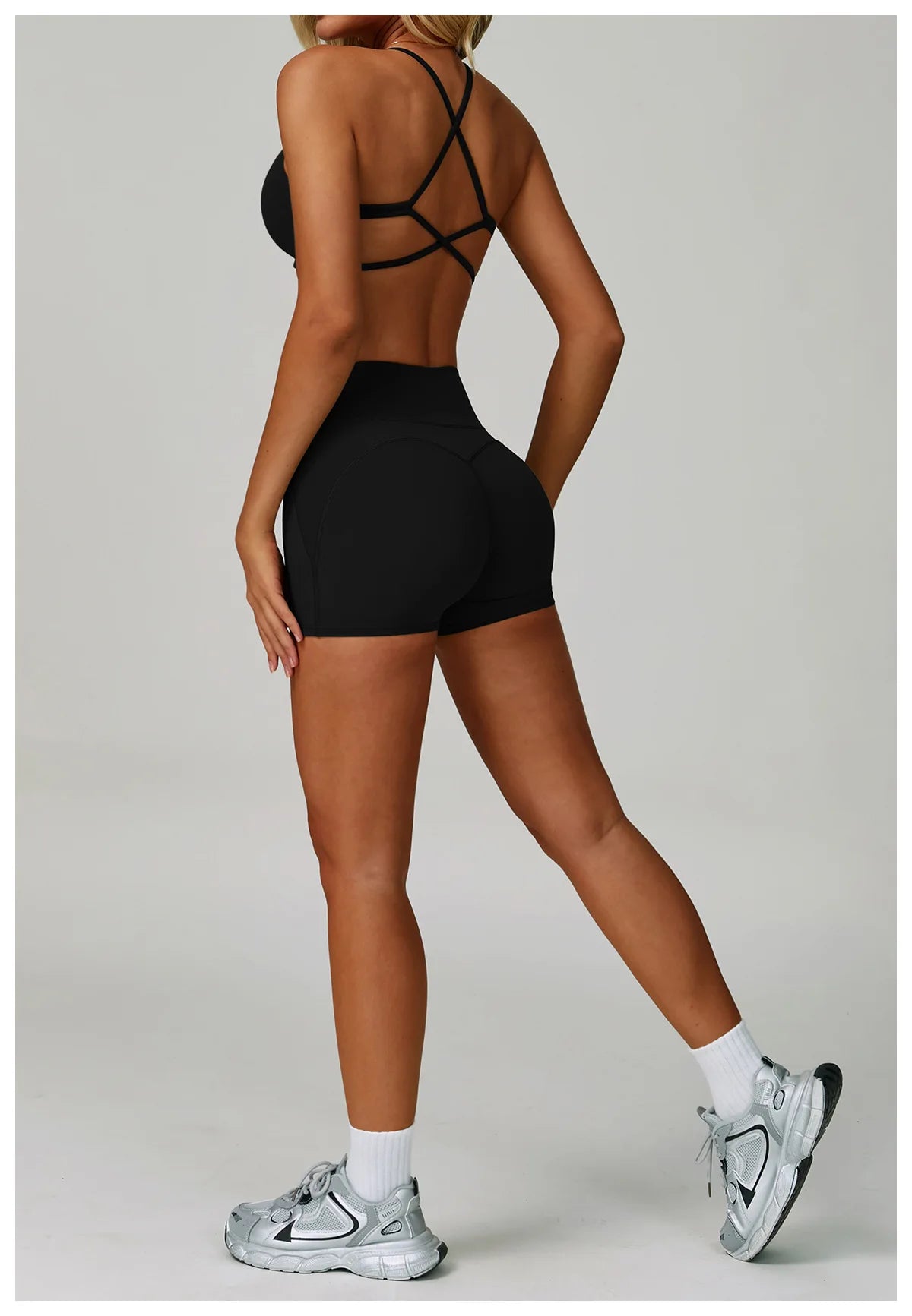 2 Piece Set Women's Tracksuit Fitness Clothes Yoga Sets Sportswear Workout Bra High Waist Leggings Set Gym Clothing Sports Suits