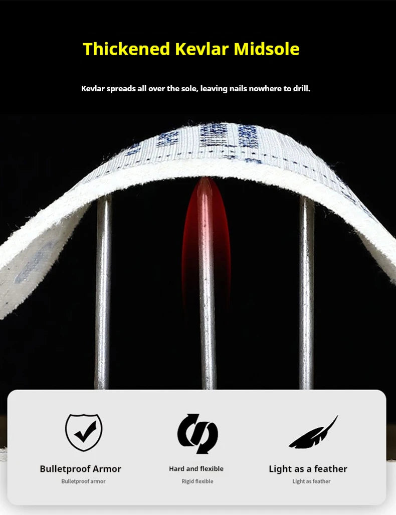 Botas de seguridad para hombre, con punta de acero, antiperforación, anticaídas, indestructibles, antideslizantes, impermeables