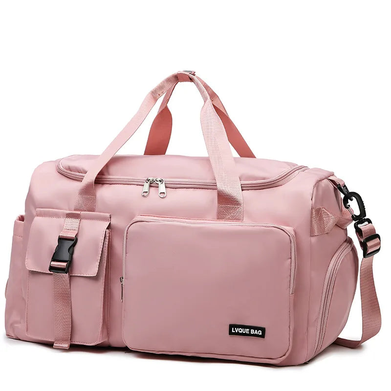 Bolsa deportiva de gimnasio, bolsa de viaje seca y húmeda para mujer, para natación, hombro, bandolera, fitness, viajes al aire libre, bolsa de viaje de fin de semana, bolsa de lona