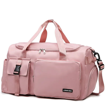 Bolsa deportiva de gimnasio, bolsa de viaje seca y húmeda para mujer, para natación, hombro, bandolera, fitness, viajes al aire libre, bolsa de viaje de fin de semana, bolsa de lona