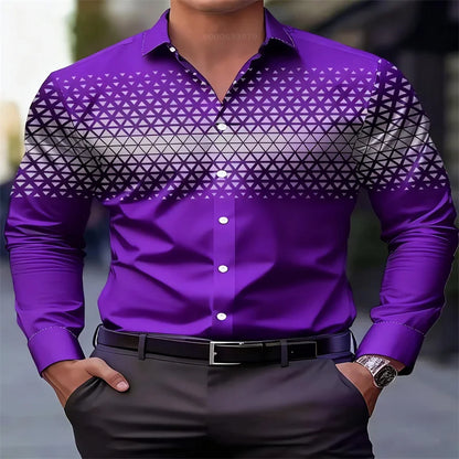 Camisa roja para hombre, nueva, estampada en 3D, ideal para vestir de noche o para uso diario. Cómoda y suave, talla extragrande. Envío rápido.