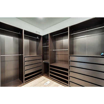 Organización del almacenamiento del armario del vestidor Organizadores de armario Puertas de armario modernas Armario